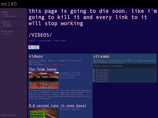 videos screenshot
