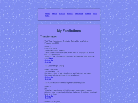 fanfic screenshot