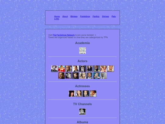 fanlistings screenshot