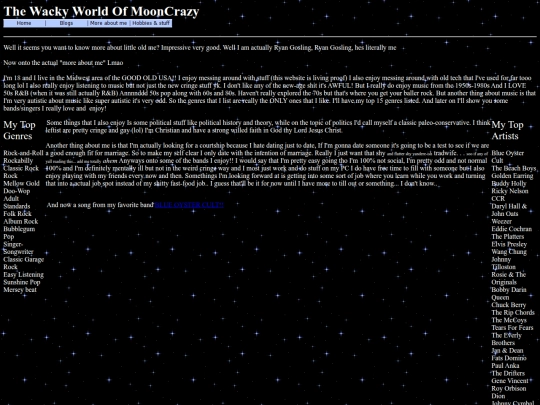 TheWackyWorldofMoonCrazy/About me screenshot