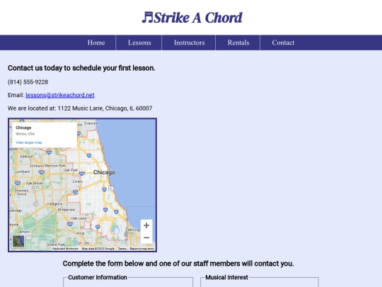 contact screenshot
