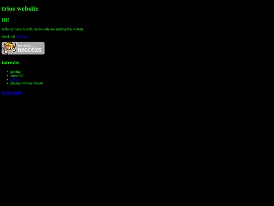 index screenshot
