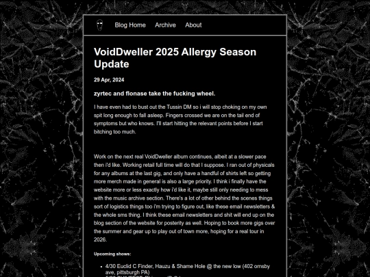 blog/posts/2024-04-29-VoidDweller-2025-Allergy-Season-Update screenshot