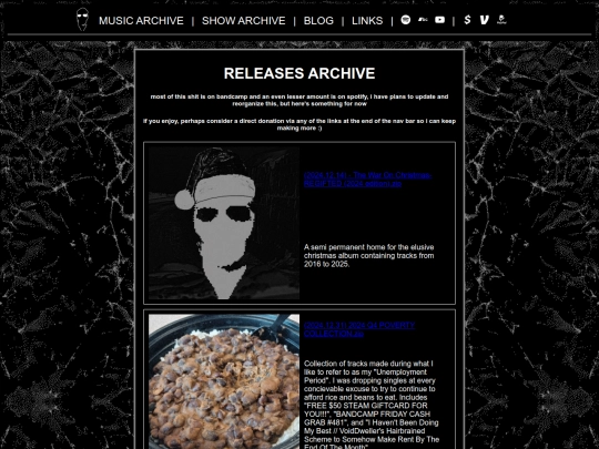 music_archive screenshot