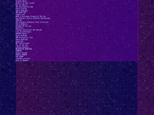 link-list screenshot