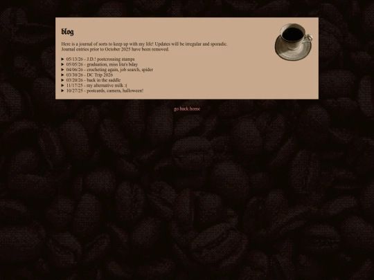 blog screenshot