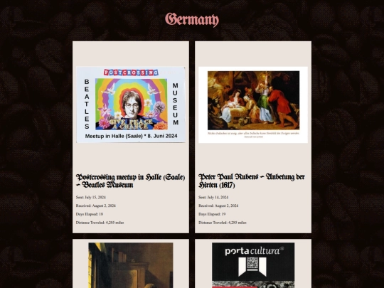 postcards/germany screenshot
