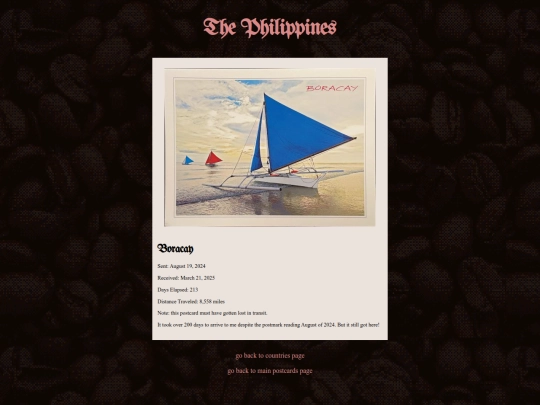 postcards/philippines screenshot