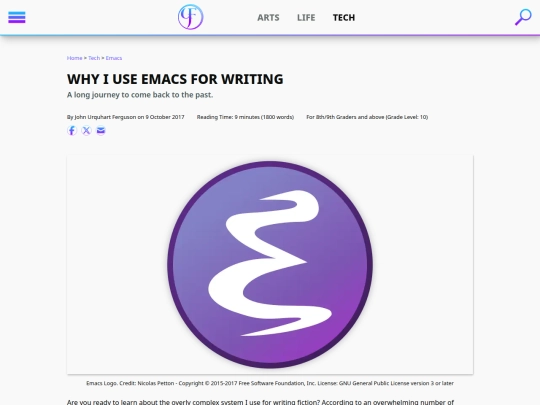 tech/why-i-use-emacs-for-writing screenshot