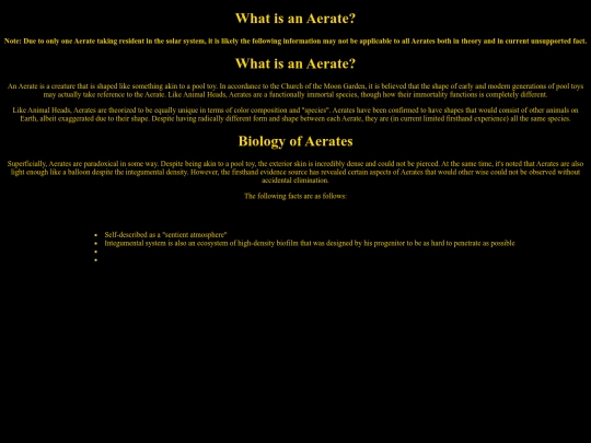 AerateRRA screenshot
