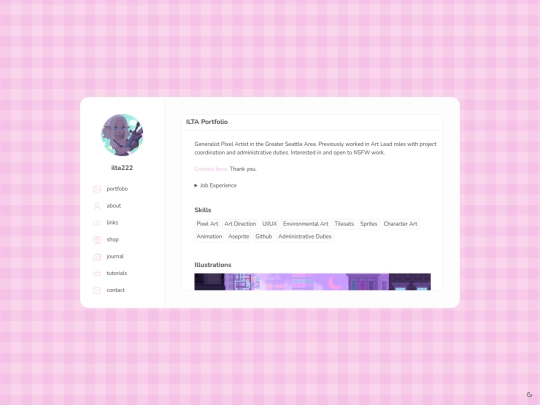 portfolio screenshot
