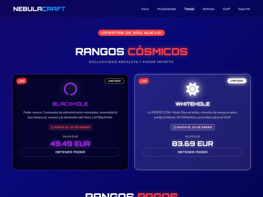 tienda screenshot