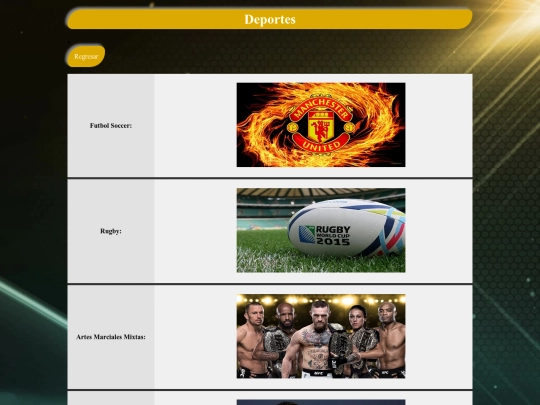 Actividad2/deportes screenshot