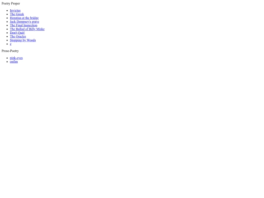 o/poetry screenshot
