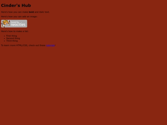 index screenshot