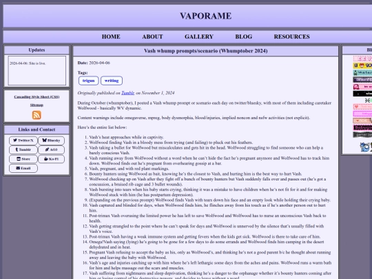 blog/posts/post 1 - Vash Whumptober 2024 screenshot