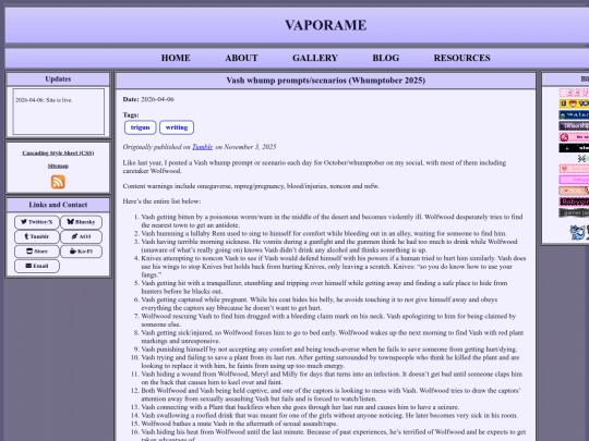 blog/posts/post 2 - Vash Whumptober 2025 screenshot