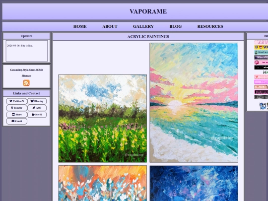 gallery/acrylic paintings screenshot