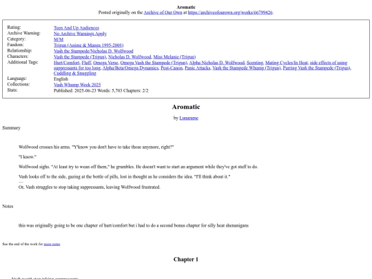 gallery/trigun fanfics/66799426 Aromatic - Lunarame (Teen And Up Audiences) screenshot