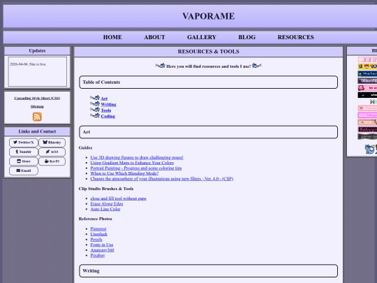 resources screenshot