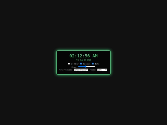 clock screenshot