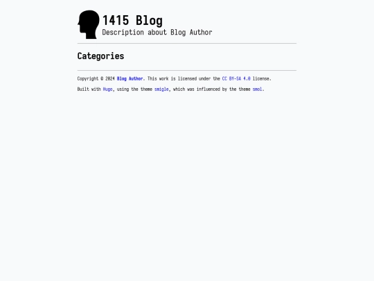 categories screenshot