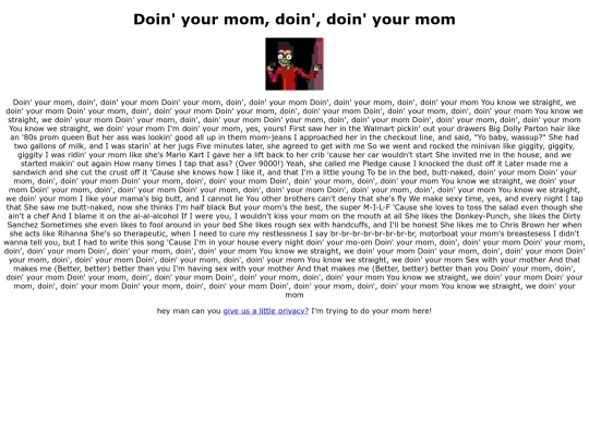 doinyourmom screenshot