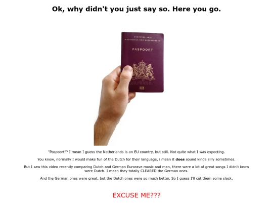 eupassport screenshot