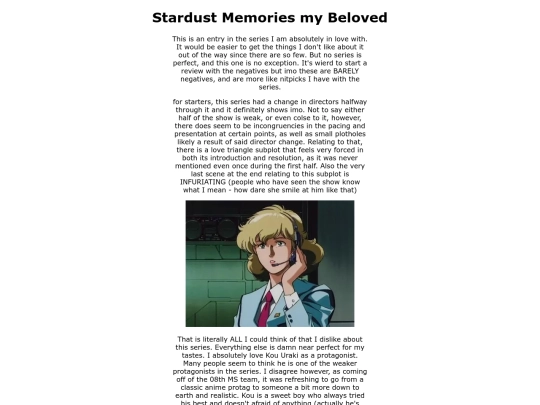 stardust memories screenshot