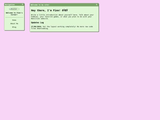 finns-corner screenshot