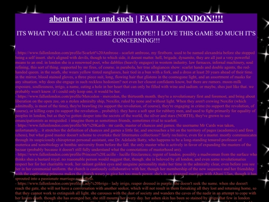 fallenlondon screenshot