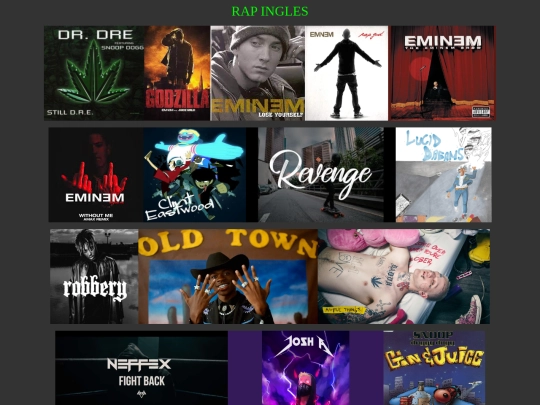 rap ingles screenshot