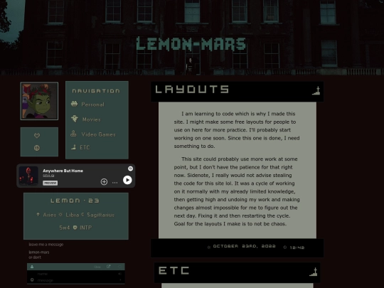 index screenshot