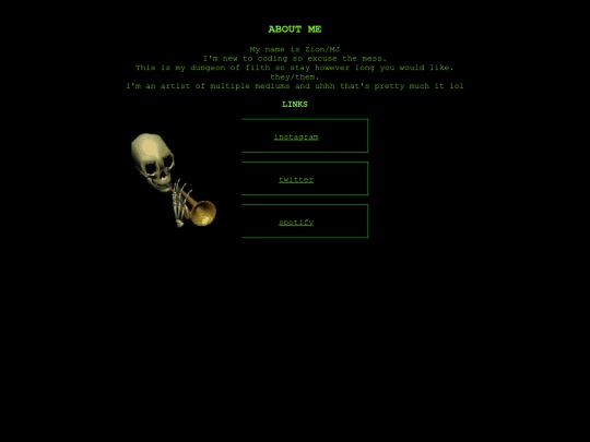 aboutme screenshot