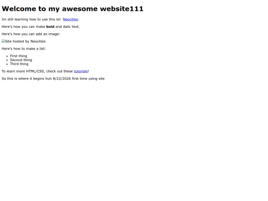 index screenshot