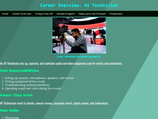 career screenshot