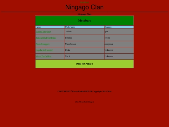 index screenshot