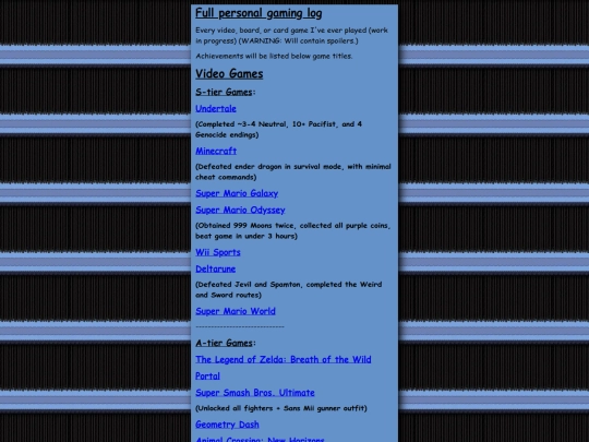 games screenshot