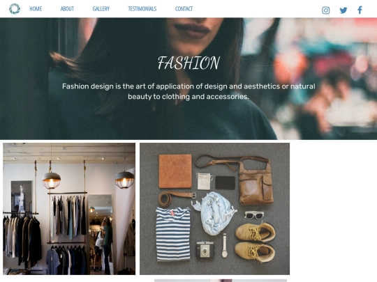 IA_Assignment/Gallery(FASHION) screenshot