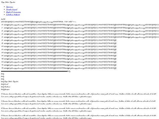 fonts/rage italic/rage_1-demo screenshot
