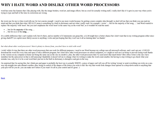 blogs/ihateword screenshot
