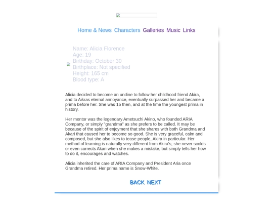 alicia-bio screenshot