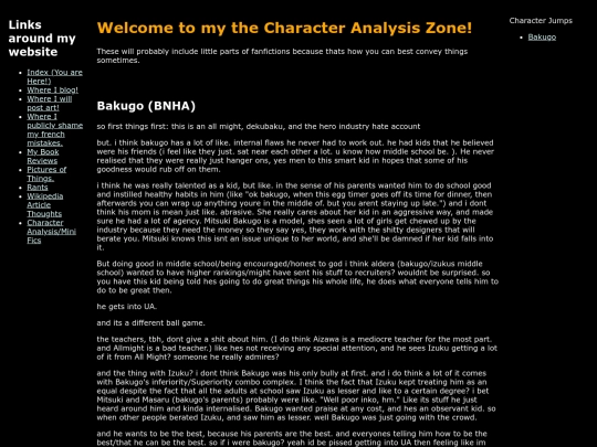 Character_Analysis_Slash_Fanficish_things screenshot