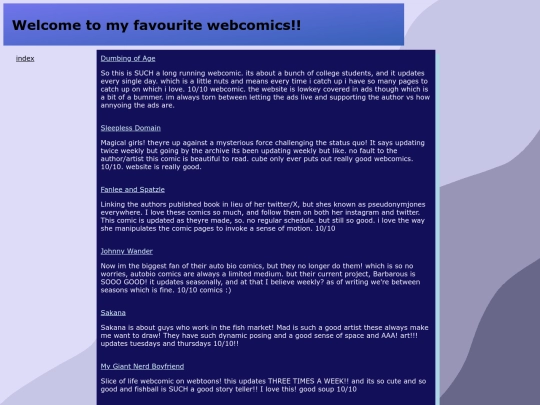 webcomics screenshot