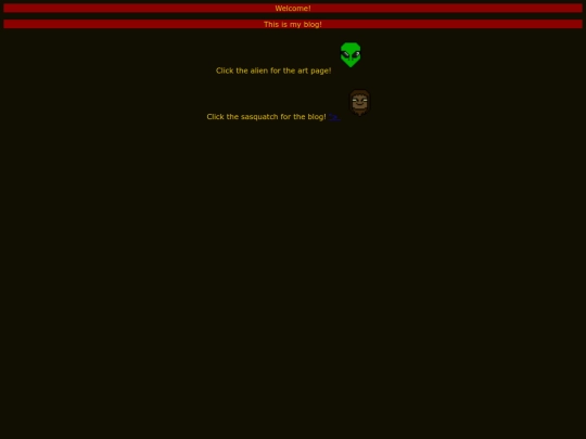 Blog screenshot