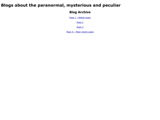 Blogs screenshot