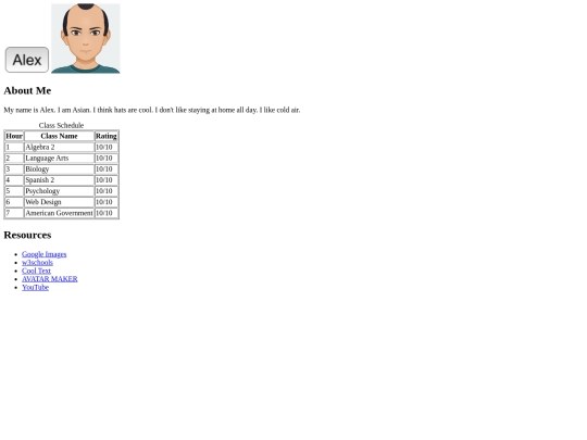 index screenshot