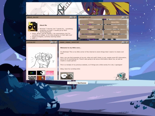 newhomepage screenshot