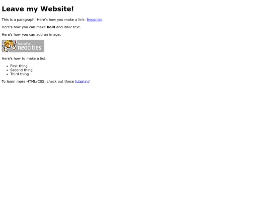 index screenshot