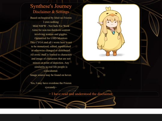 FrierenCyoa screenshot